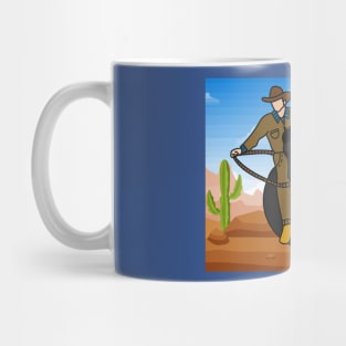 Rodeo Riding On A Horse Mug